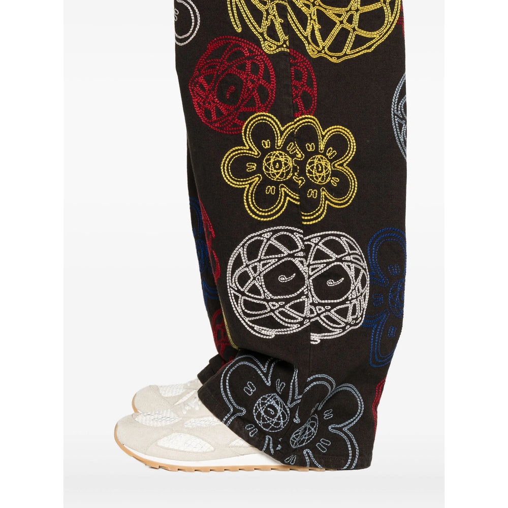 Kenzo Pants - Brown, Yellow | 3649f1a0026633bab8c97f7dea8f6d58d1cde639