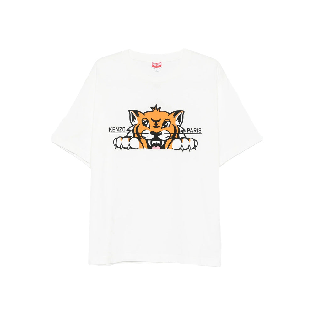 Kenzo T Shirts - White, Orange | eb8c78b5da3f7ffc54565c3bfa00e1165cf69089