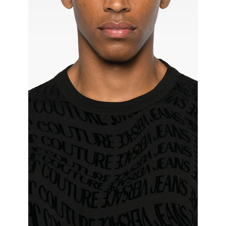 Versace Jeans Couture T Shirts - Black | 65e6652717a654f47968fca27065f58efb7085df