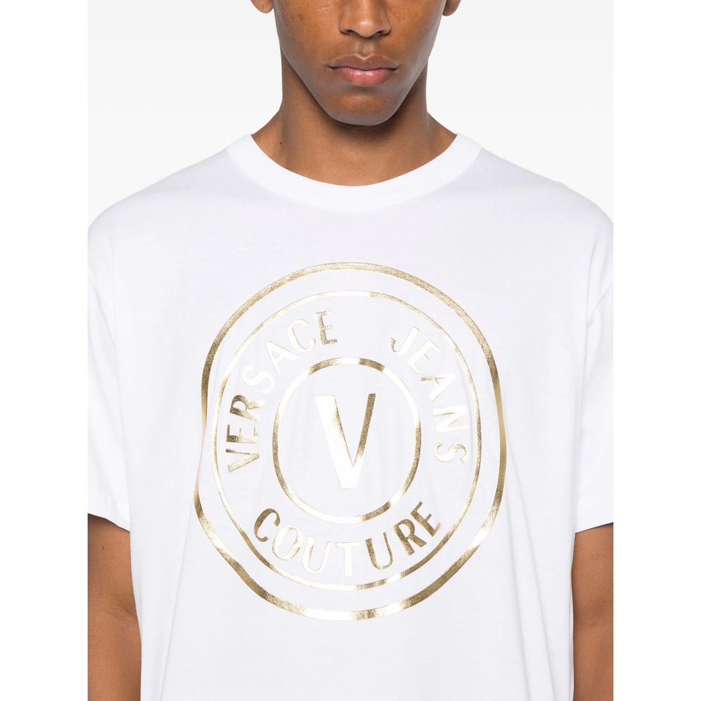 Versace Jeans Couture T Shirts - White | 6e2e7458d2474bfb4afb589944dd5d5933687db5