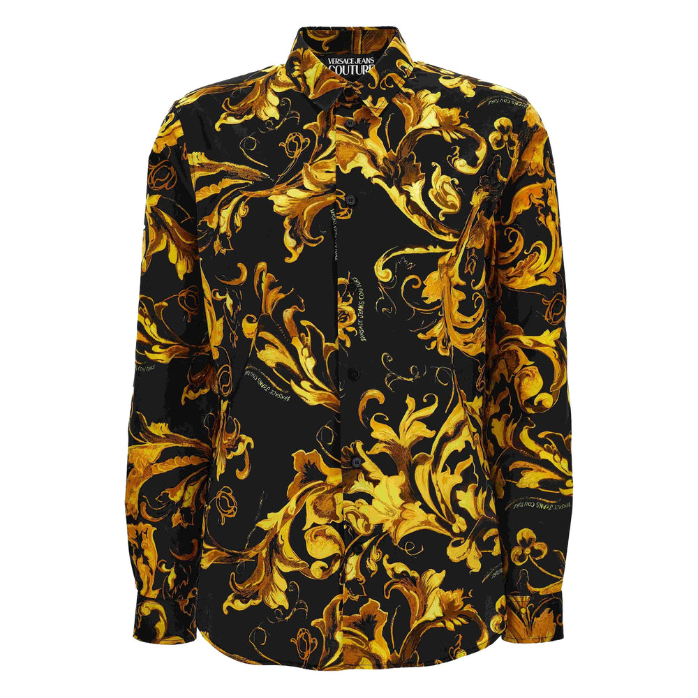 Versace Jeans Couture Shirts - Black, Yellow | 6acfde340dac32baff0d91b3f85fd7c9854b3962