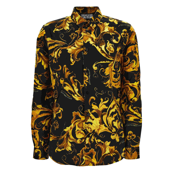 Versace Jeans Couture Shirts - Black, Yellow | 6acfde340dac32baff0d91b3f85fd7c9854b3962