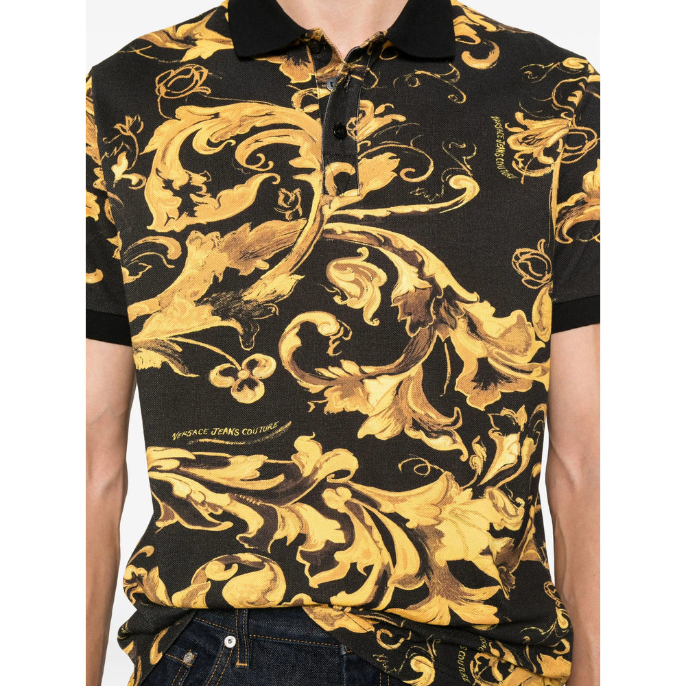 Versace Jeans Couture T Shirts - Black, Gold | ca4f8a86cbf20f34fbf70c515e73d163d608acf9