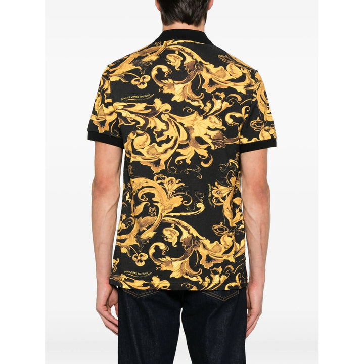 Versace Jeans Couture T Shirts - Black, Gold | aaed40633dcf0a090a3562476de3bc97dc69e2a9