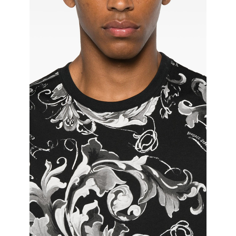 Versace Jeans Couture T Shirts - Black | e554dc0af7d61516497889fc0b7e089128635445