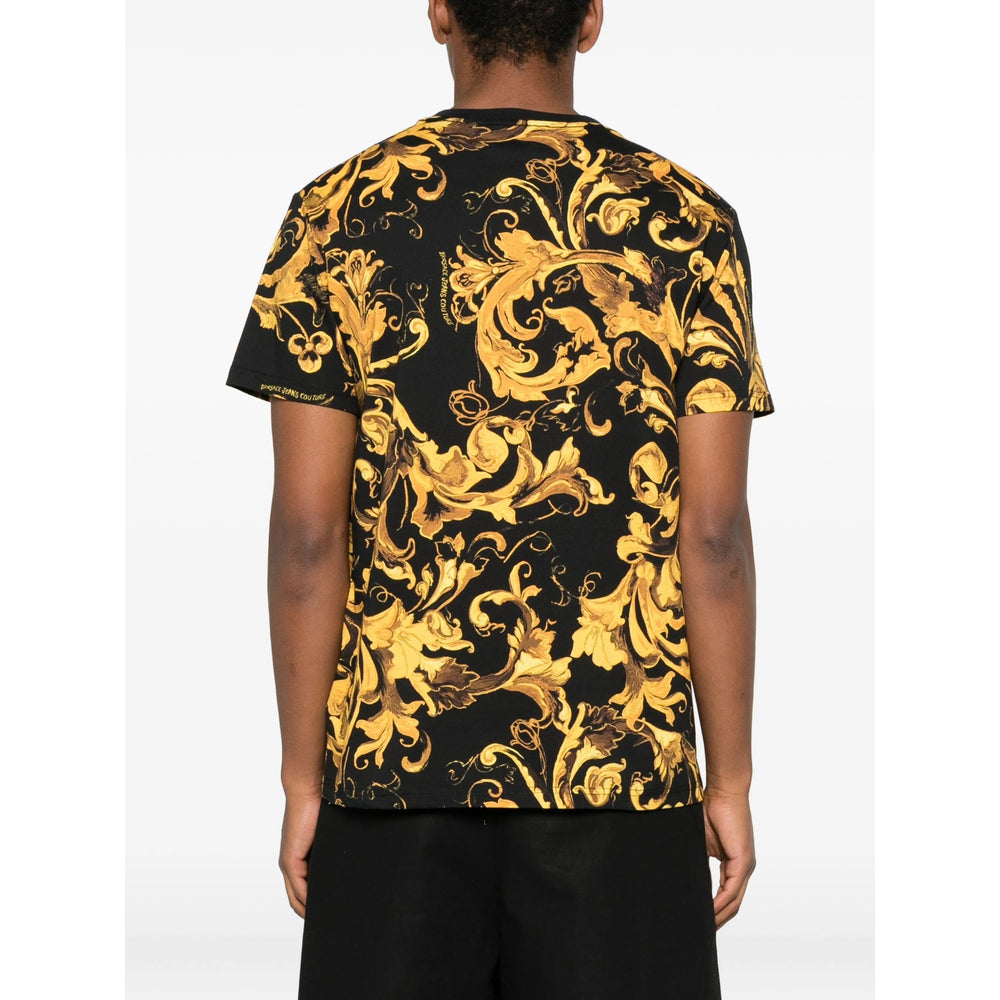 Versace Jeans Couture T Shirts - Black, Yellow | 4d212739e25a3caa93248978e2e73a63767d9ce3