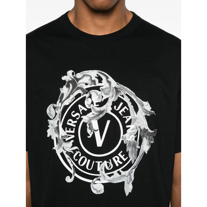 Versace Jeans Couture T Shirts - Black | 9c33e48431a3799b69626c3421b8badbf48f5884