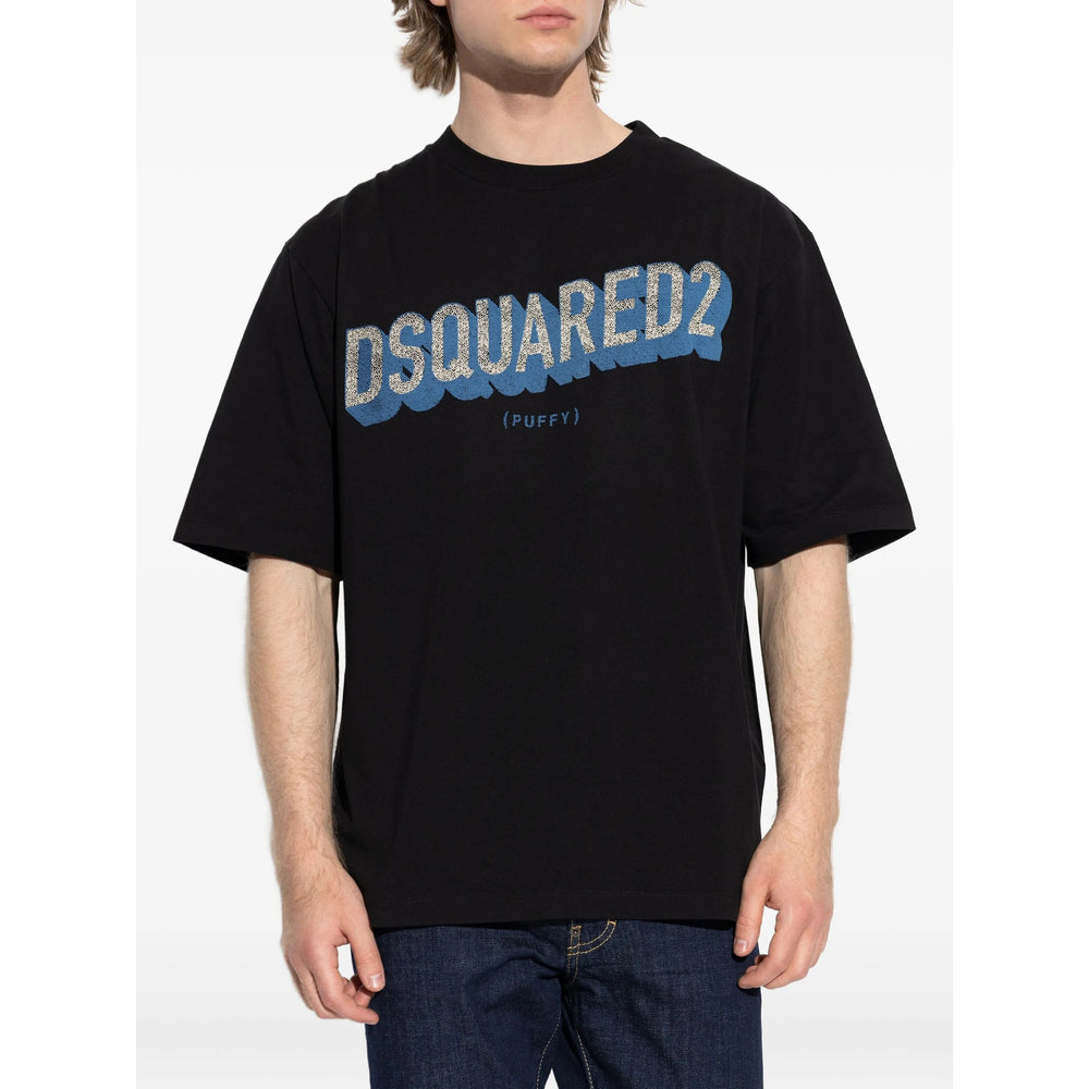 Dsquared2 T Shirts - Black, Blue | 7a9d64af9bbd9fbaee759a2e46b8d3b0e5a58e88