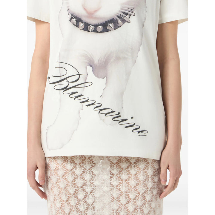 Blumarine T Shirts - White | 5fdf20a7446291bcfcfbcd20bad6640d63ba079f