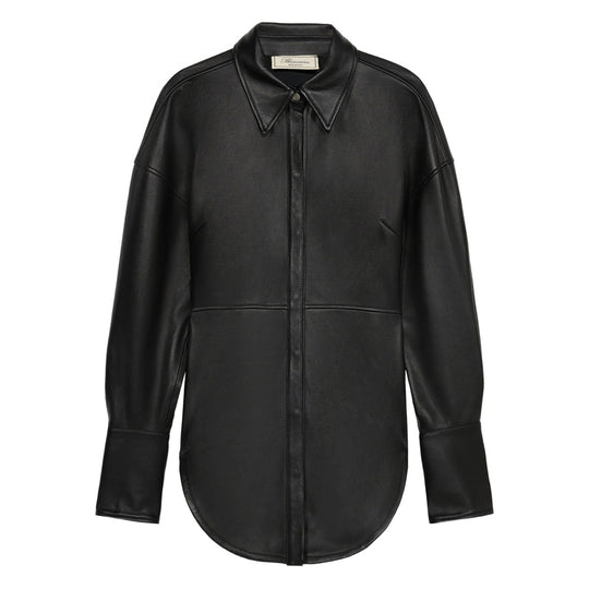 Leather Shirts Black