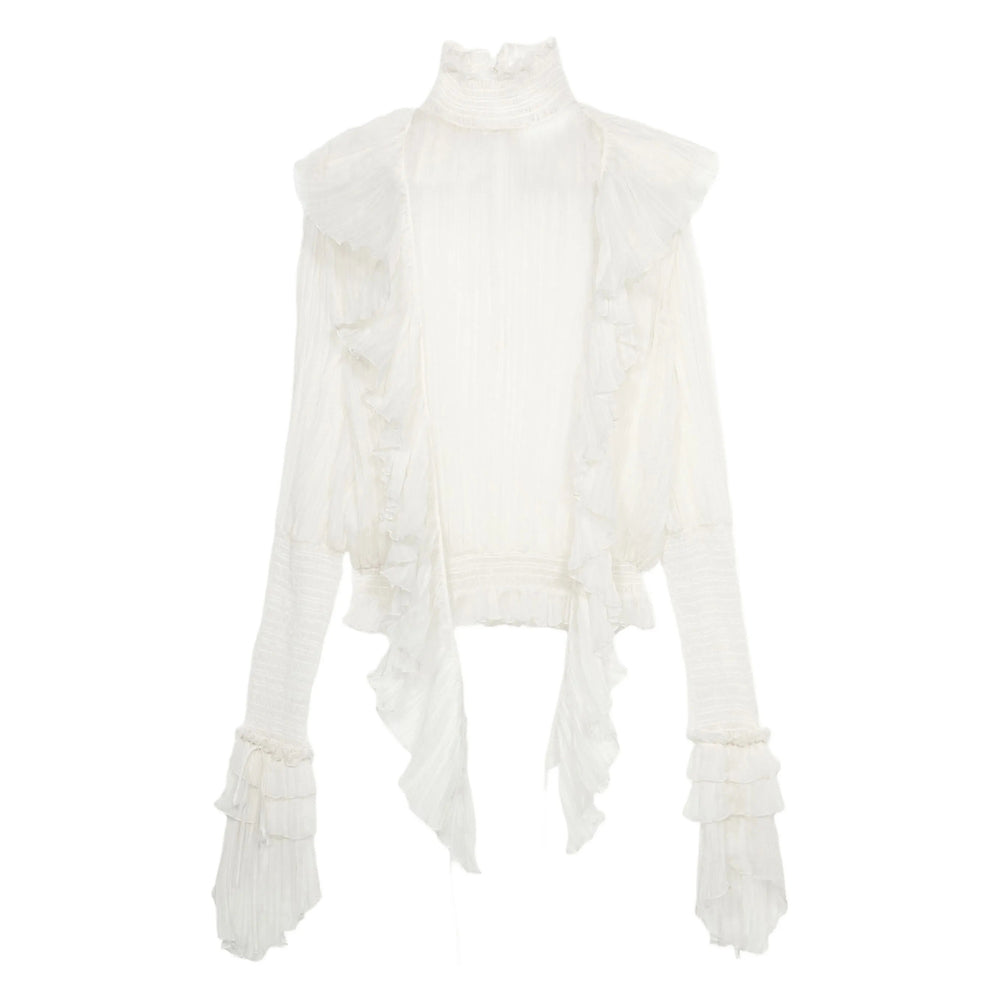 Blumarine Shirts - White | d27d82f4ff3834a91bfa293600354caf33dce13f