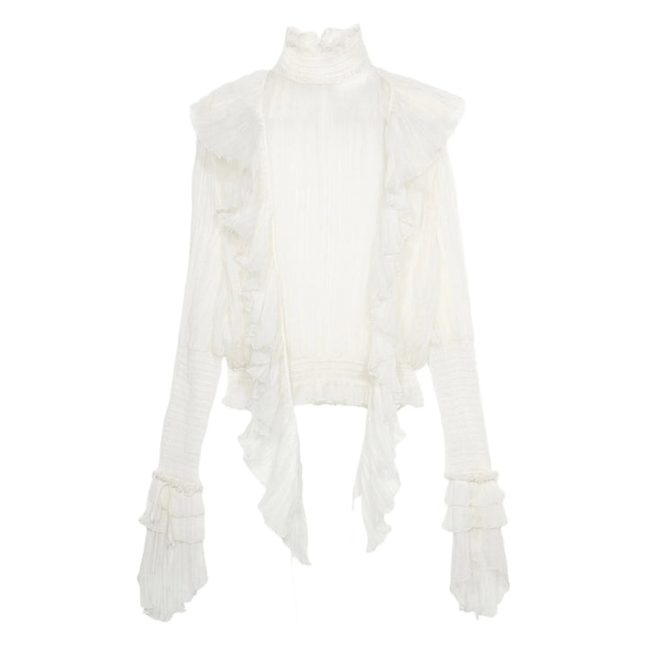 Blumarine Shirts - White | d27d82f4ff3834a91bfa293600354caf33dce13f