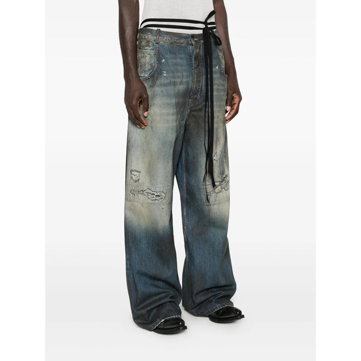 Ann Demeulemeester Pants - Blue | eaac755656ded038c8b3a02467b50239846cdac9