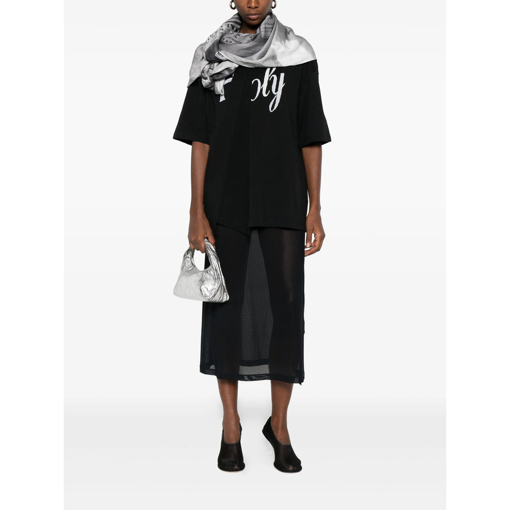 Ann Demeulemeester T Shirts - Black | d6fd0e907110ad04295b4efa978f1e52740d7007