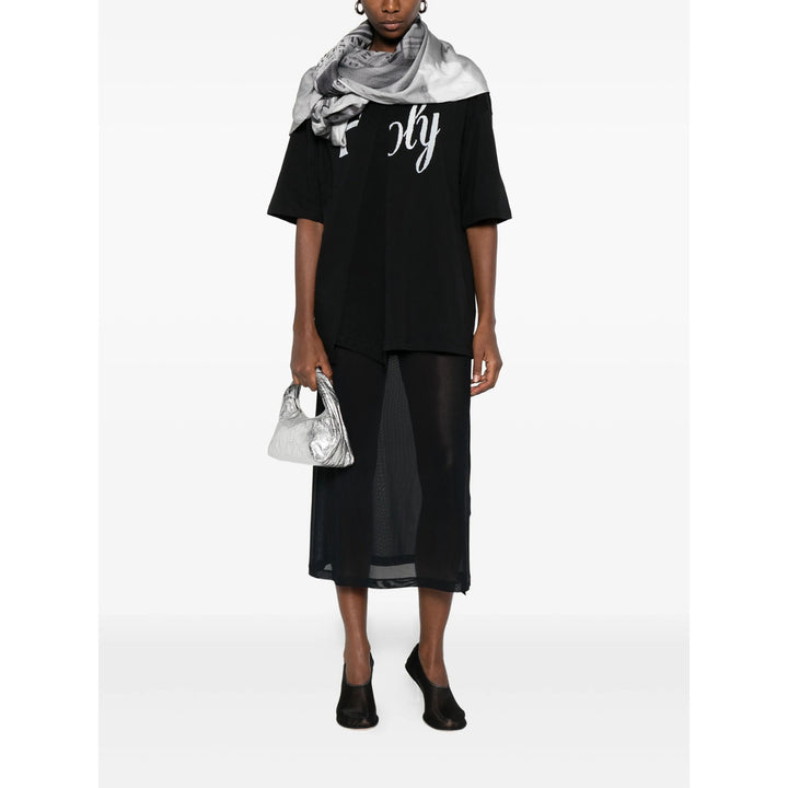 Ann Demeulemeester T Shirts - Black | d6fd0e907110ad04295b4efa978f1e52740d7007