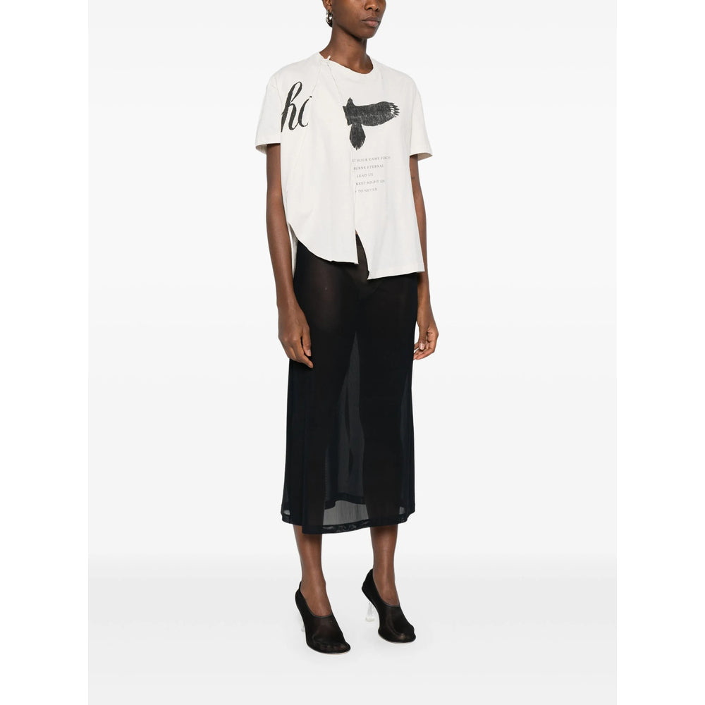 Ann Demeulemeester T Shirts - Neutral | bb5c653b54843762a477de4cc867c5cff3457f04