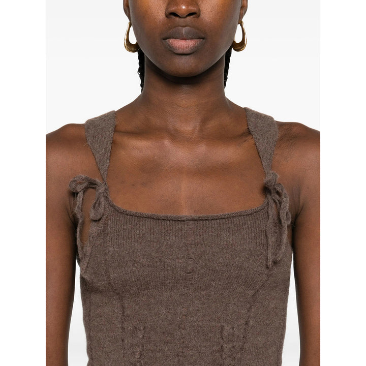 Ann Demeulemeester Tops - Brown | d43d334e0f4a7507738c5870c8edc394f116fedb
