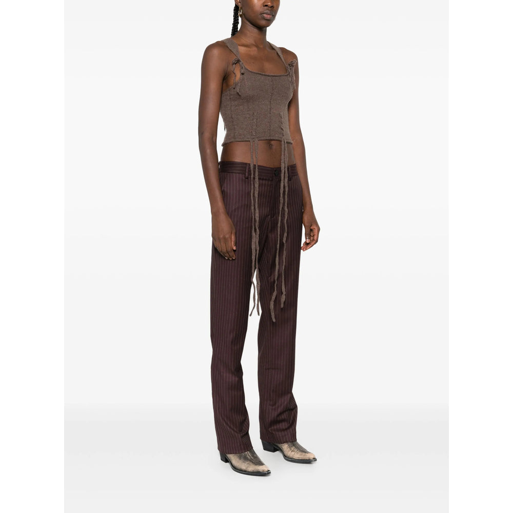 Ann Demeulemeester Tops - Brown | 094ed10ca617ab1e2a7109a3988a936b7dfa0cc5