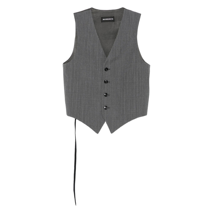 Ann Demeulemeester Waistcoats - Gray | 118504168f3869c714c4e36c657dc75afb1575b5