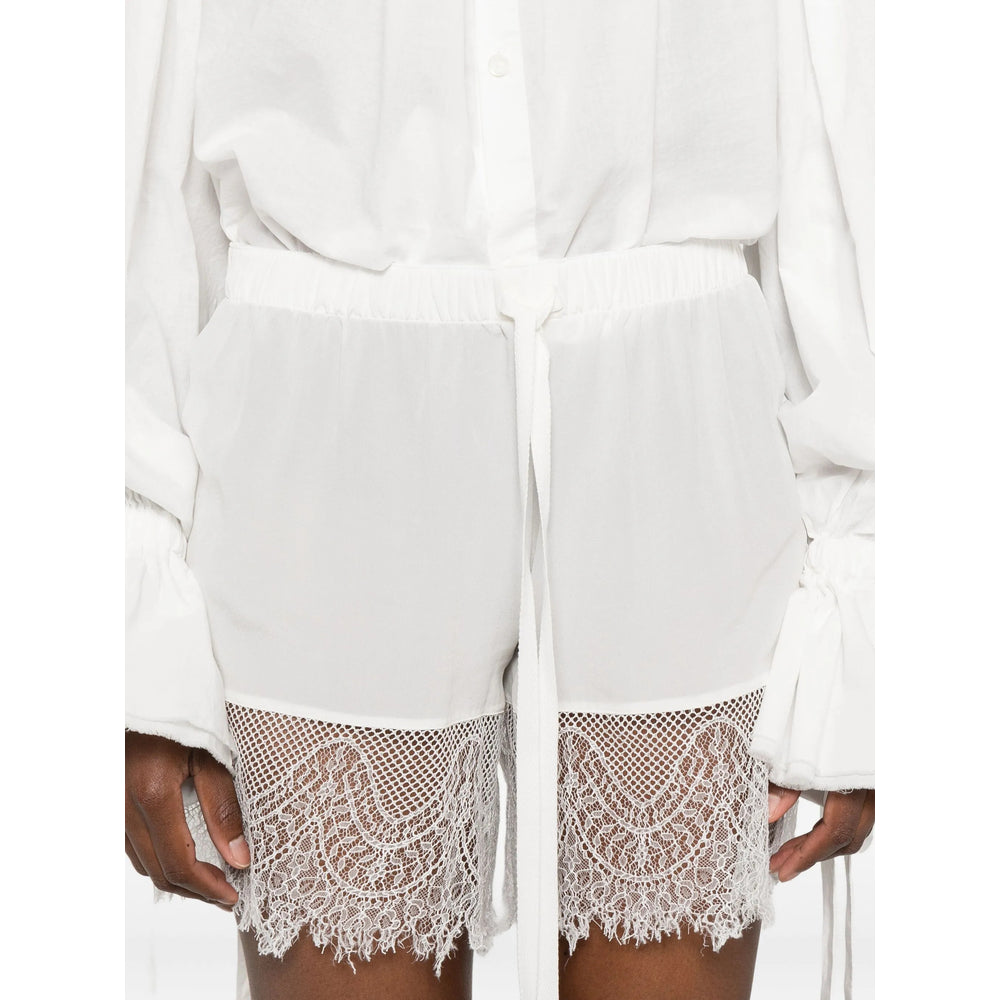 Ann Demeulemeester Shorts - White | 3279b8bc43ec00dbd898a378cfd41555eeb756b6