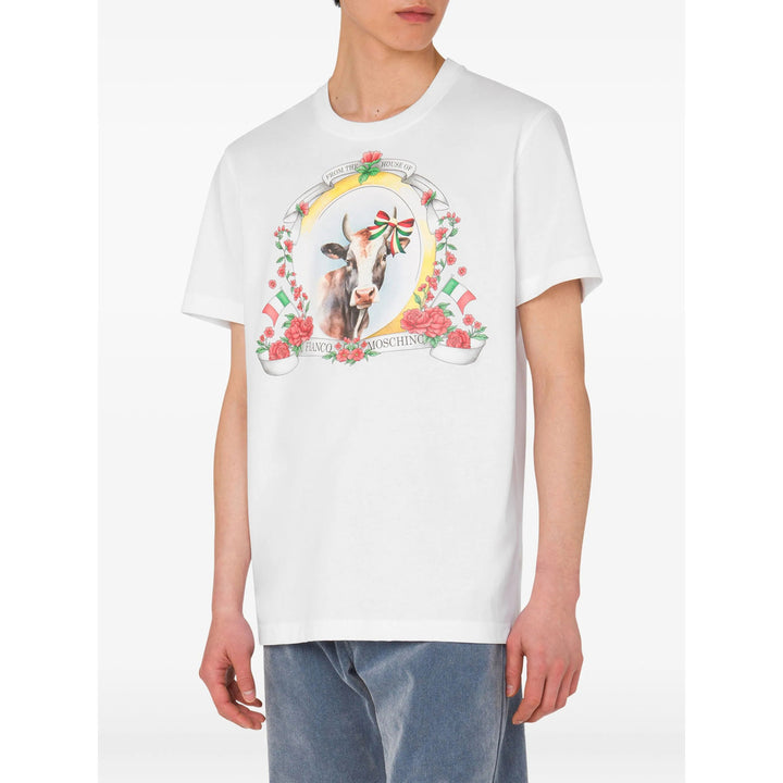Moschino T Shirts - White | fe5bb4624c36db4e2fc9db14e07a0b123c00b77b