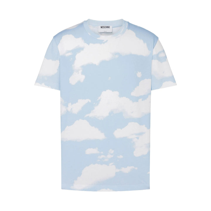 Moschino T Shirts - Blue, White | 1ad97e14f312e60eefa9b71e59dbac85d8cba275
