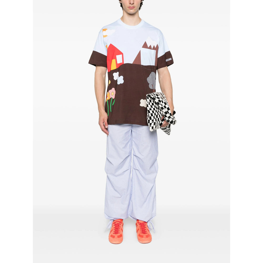 Moschino T Shirts - Blue | ad2291af785edf9e5b14a356ed0a897a2d20cb19