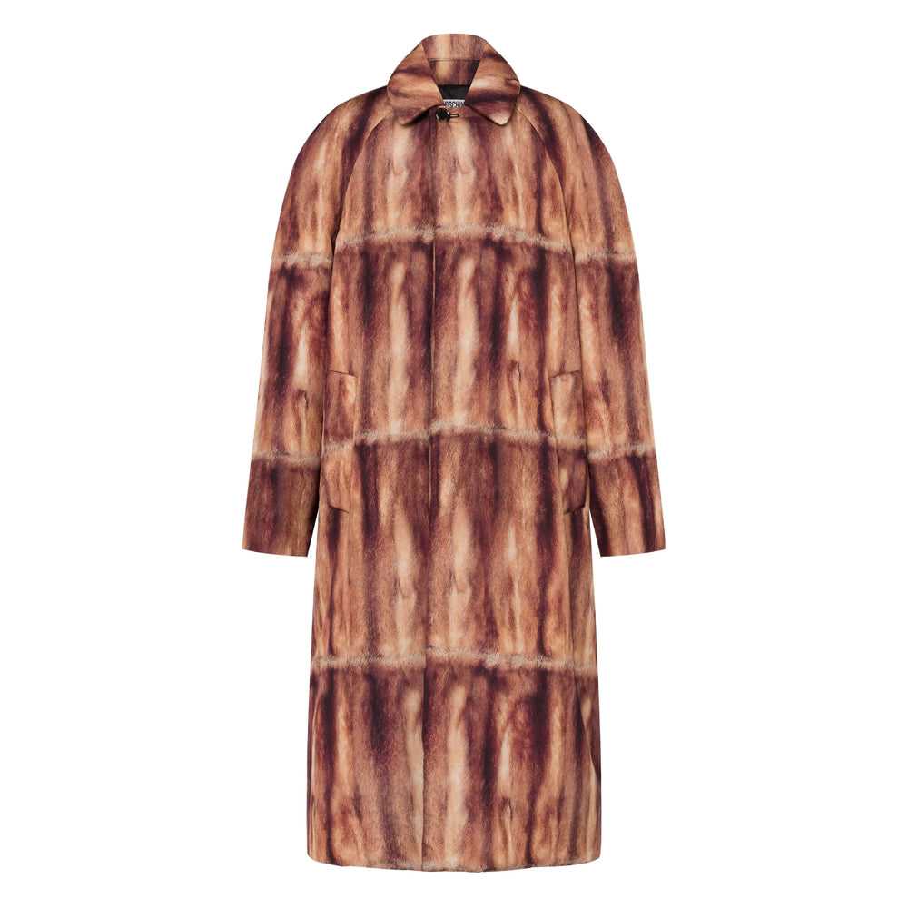 Moschino Coats - Brown | 680a6a1254144001c6c87ab5c6a97fdc8e54d18f