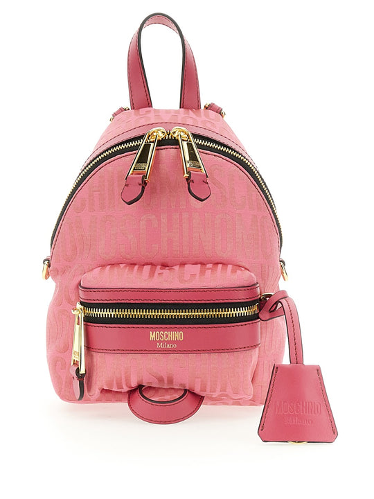 Mini Backpack With Monogram Logo