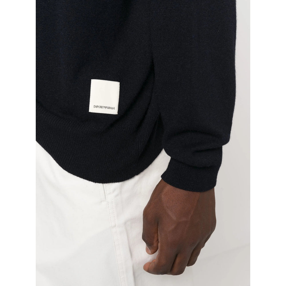 Emporio Armani Sweaters - Blue | 39271661c015fff438df0ed86b460f95ccde3378