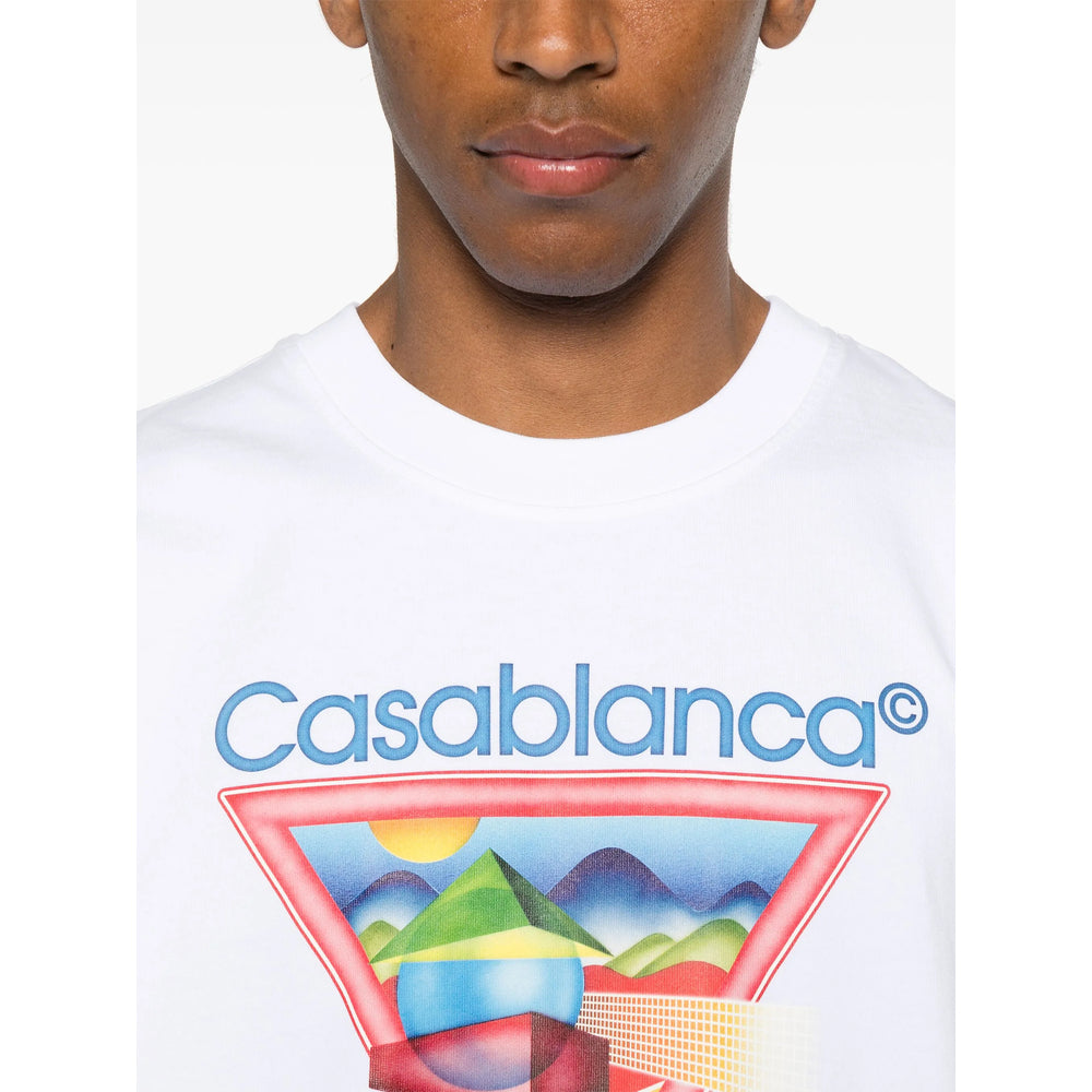 Casablanca T Shirts - White | b836cab066ec71bafb65d93d226f19e98a90a1fe