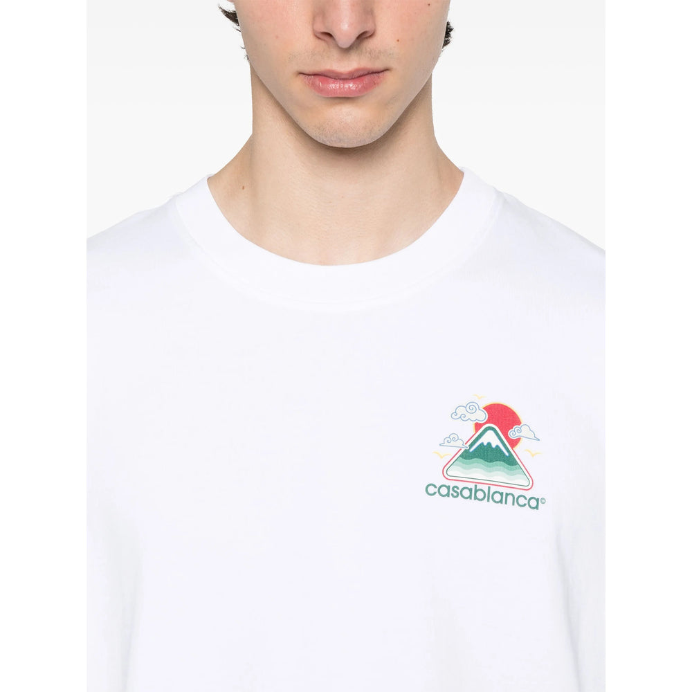 Casablanca T Shirts - White | ea0adba77fe7713b02937aff5ab9ceaab6e7675a