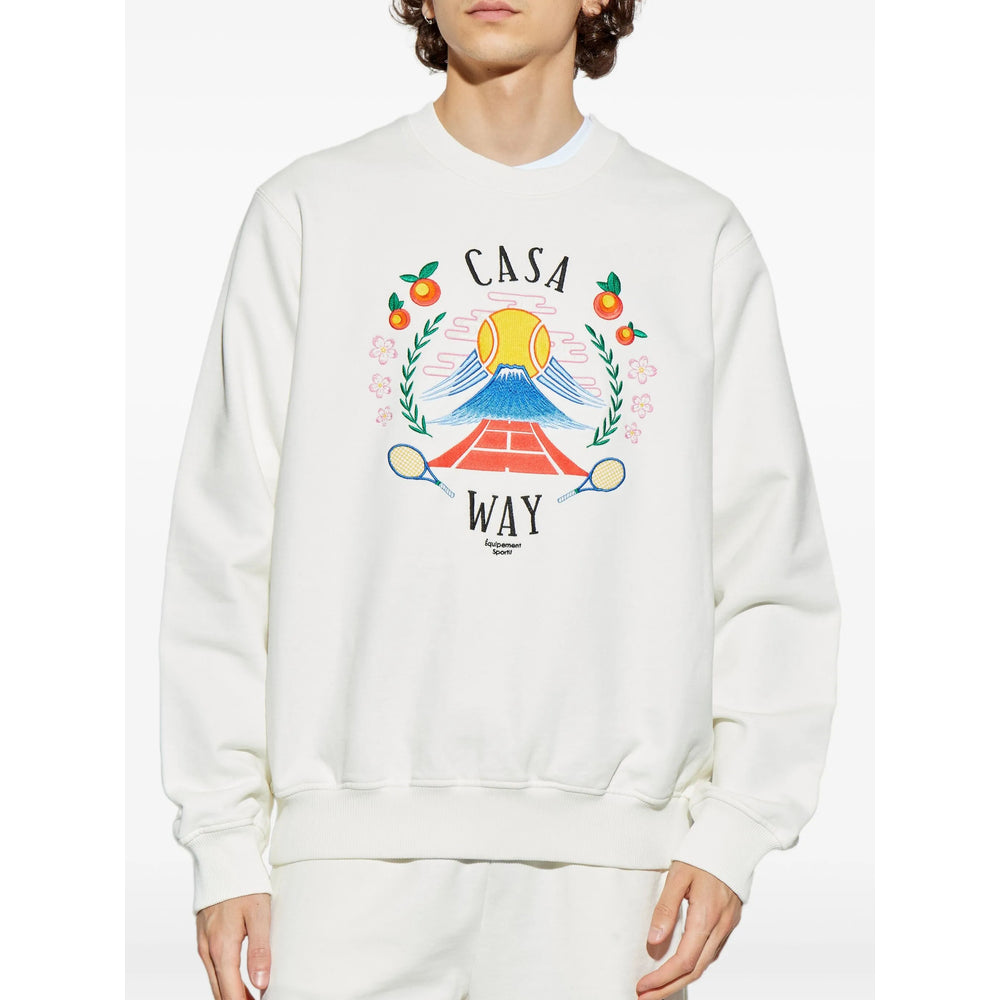 Casablanca Sweatshirts - White | 6201947e7ebde063a0ad73db3f9709b57a7f0f57