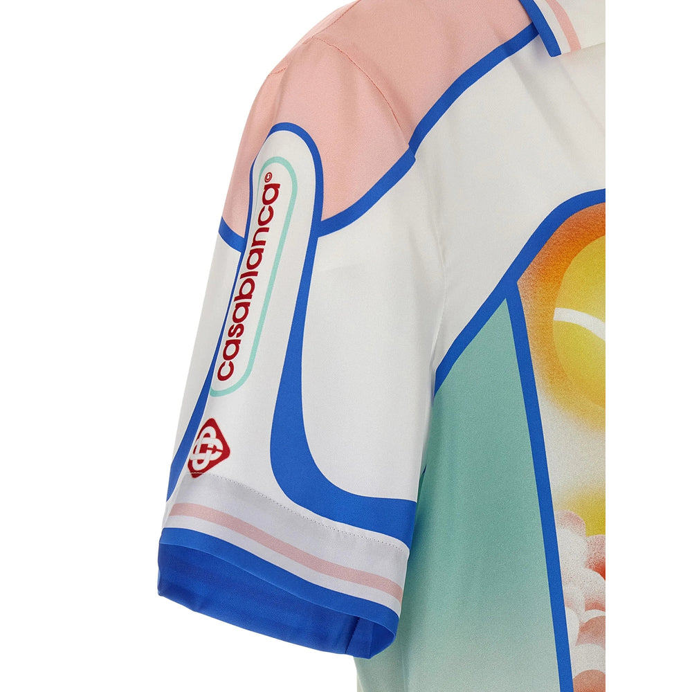 Casablanca Shirts - White, Blue | ca5c756d514231688ae580777d2c9d4f7328f865