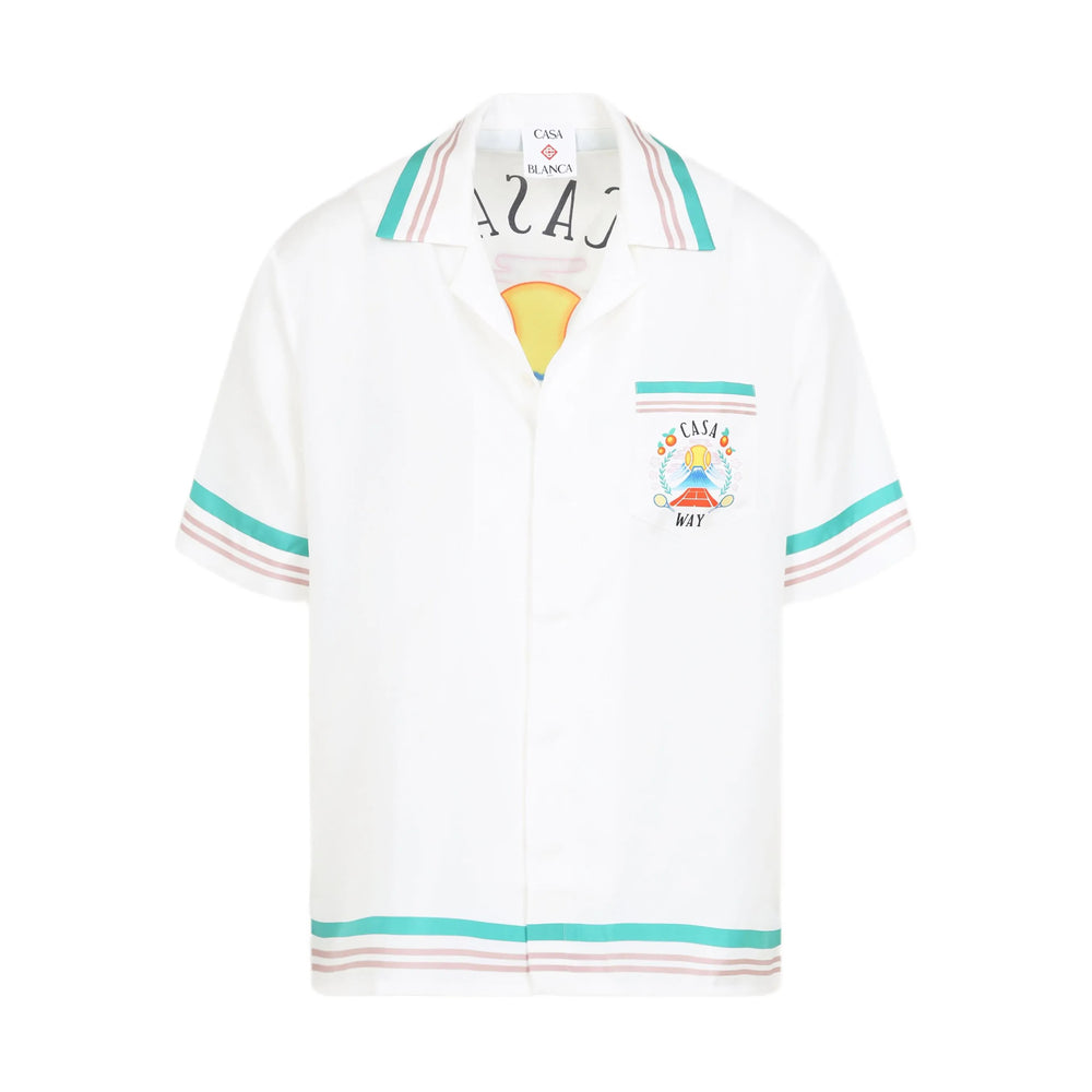 Casablanca Shirts - White | 4a567156a29df3bf307faecff7e9e87b6fef793e