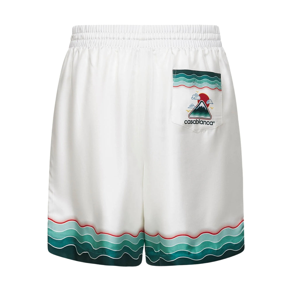Casablanca Shorts - White | 6c4451d9c9d5fd1fccc92767786d49a4f25b91bf