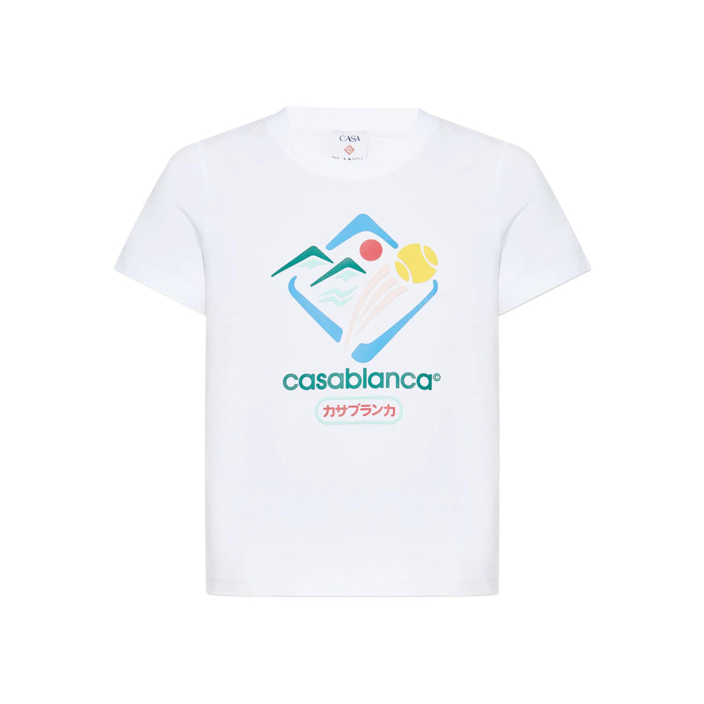 Casablanca T Shirts - White | 0aa23ed1dd41050d28064243aa2eb41ec34ad162