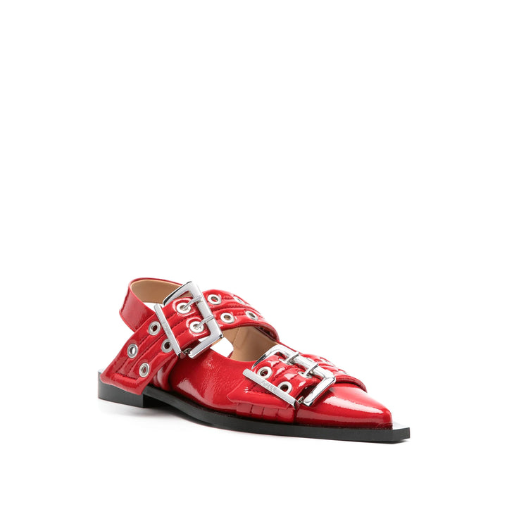 Ganni Shoes - Red | 0f2ae1fcaf921ea8838ce8c79698fd50cf637854