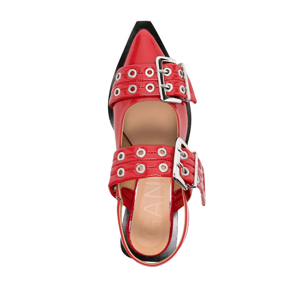 Ganni Shoes - Red | 240b117f925d317a80a467a37feef74a9d88e93f