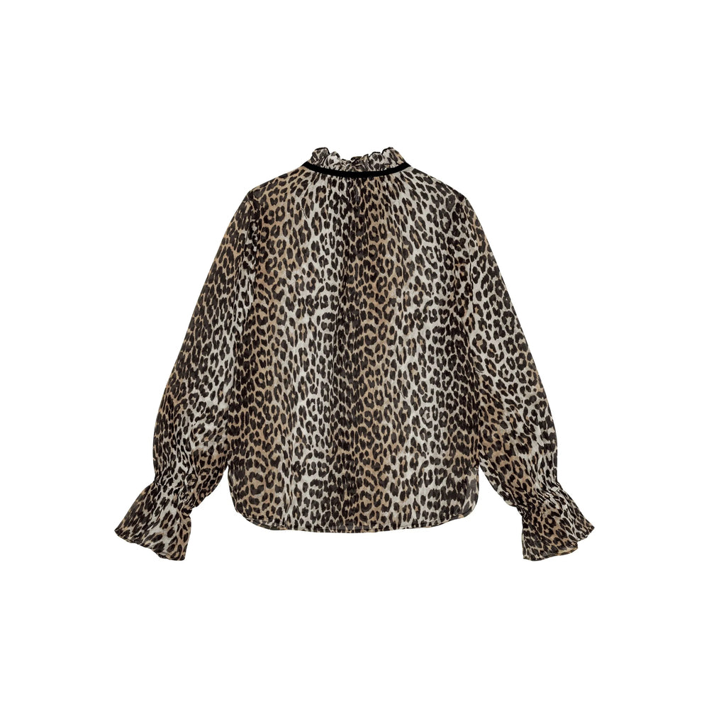 Ganni Shirts - Neutral, Brown | 53075f4b4dffc31e05249d3c2cc0594f51649983