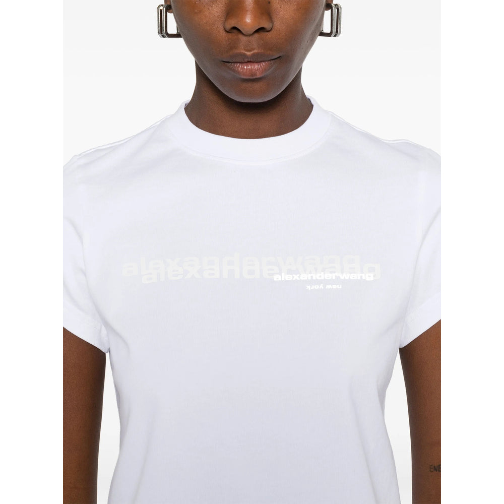 Alexander Wang T Shirts - White | e907c98fa3240acea4a68481563ee6330fb6b051