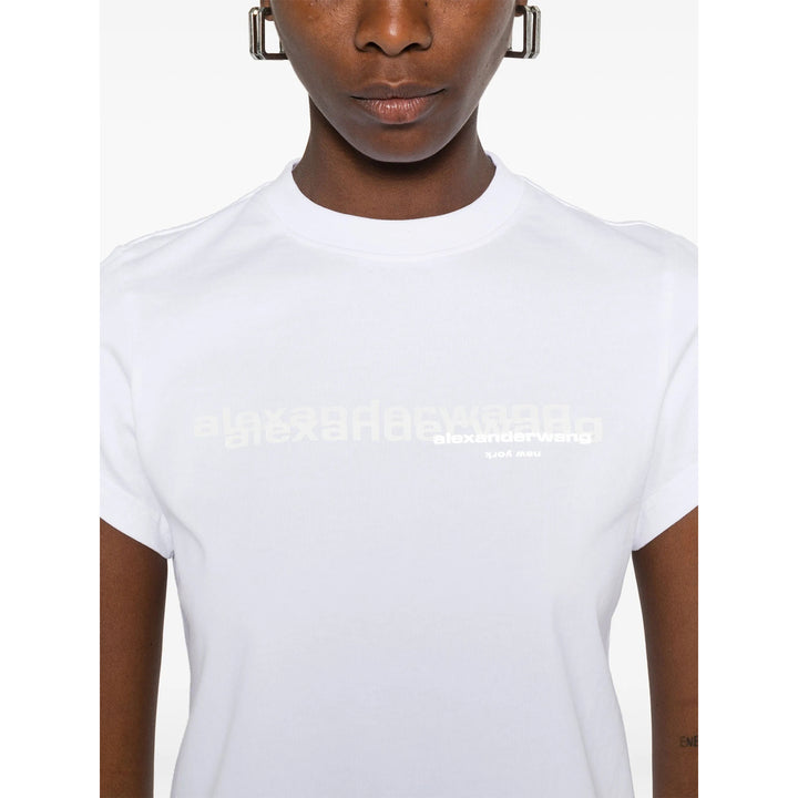 Alexander Wang T Shirts - White | e907c98fa3240acea4a68481563ee6330fb6b051