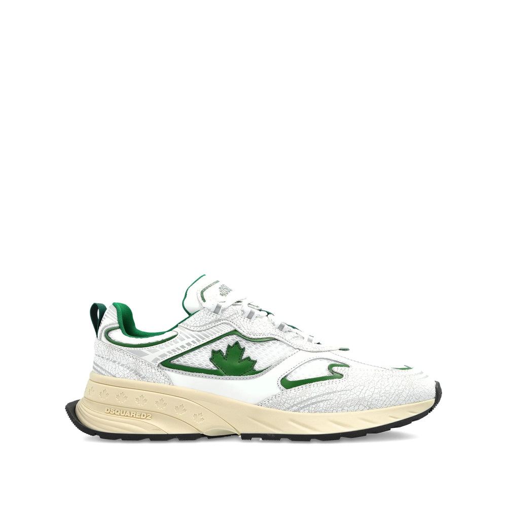Dsquared2 Sneakers - White, Green | 710456fad86484cc3f6b52c2f185192e6d8be8cd