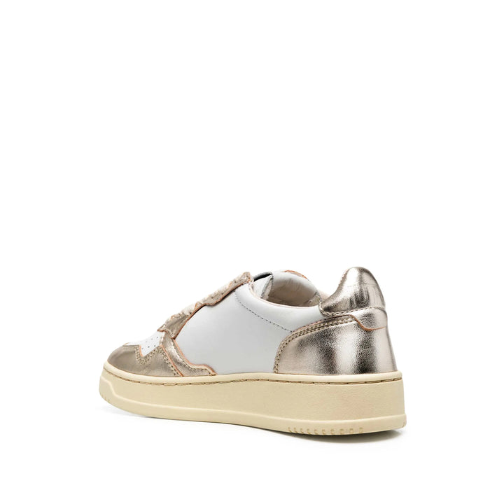 Autry Sneakers - White, Gold | 2b49caa0254dc821709651ccdc7be35df8cc4b27