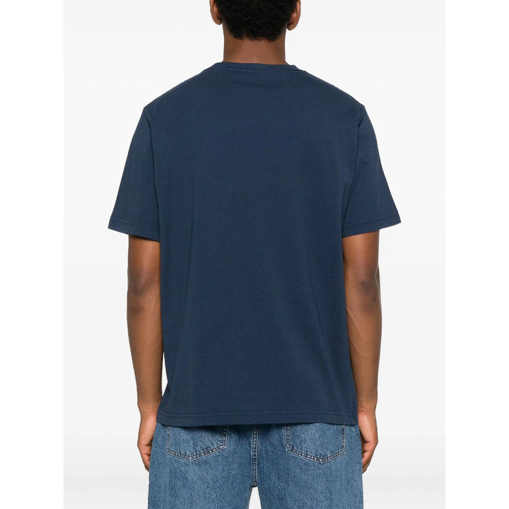 Maison Kitsune X Autry T Shirts - Blue | b16fba7169993742b6c83ea63f527bf47456ea63