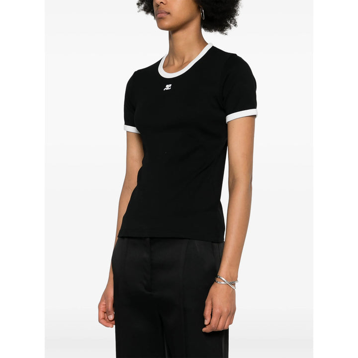 CourrèGes T Shirts - Black | 10cf68cc7d72fc58ccab01487b5f8c82acf312eb