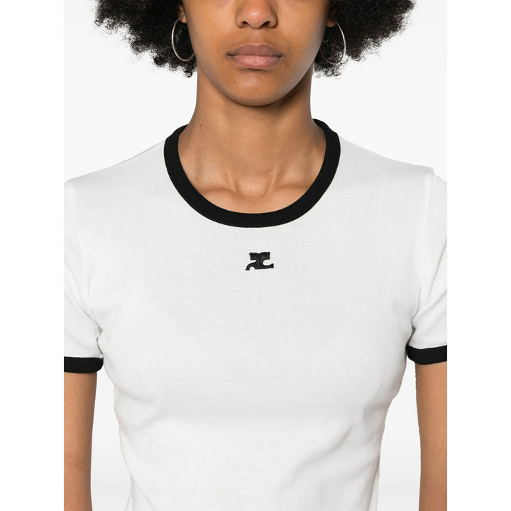 CourrèGes T Shirts - White, Black | 6cb18ce915f8d95cd3fcc803bfd03e5335d539f3