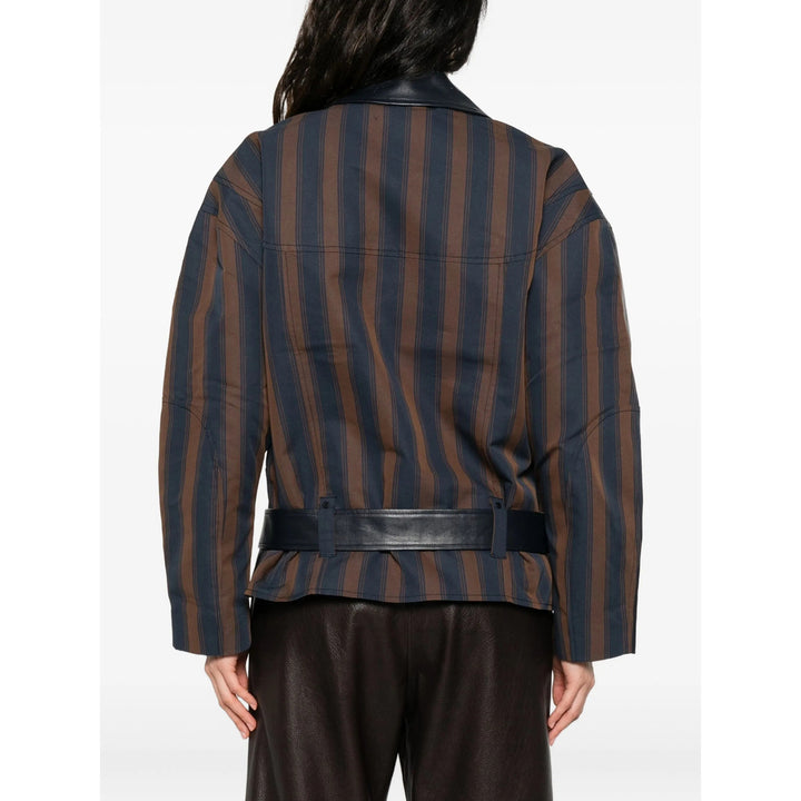 Stine Goya Outerwears - Blue, Brown | b744c8c081f8dfb36e9f7fa5483e3558969db49b