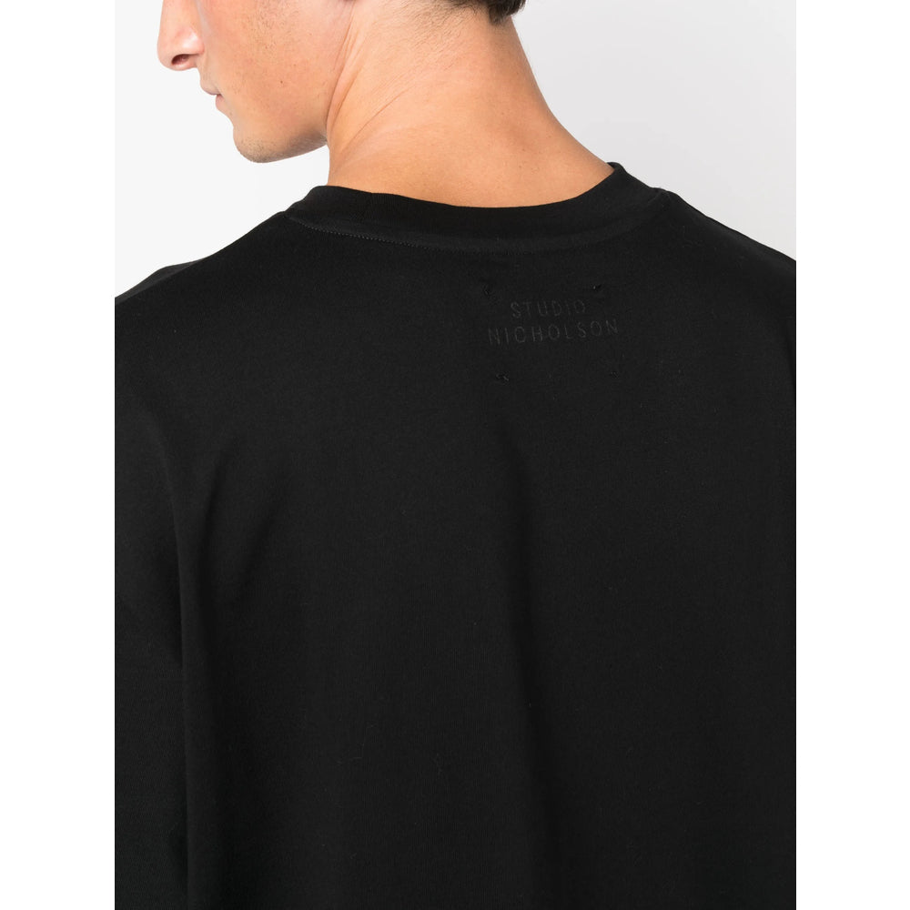 Studio Nicholson T Shirts - Black | abd653fcff9d2886efeae19c5867a80d86cf96e6
