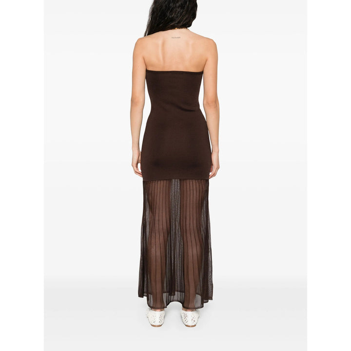 Malina Dresses - Brown | 47c601b22291f3c4d79d71d00eda88ac336ff585